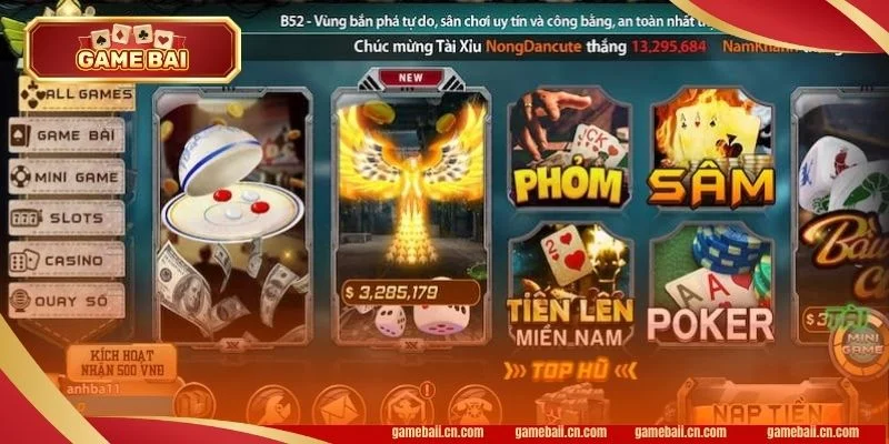 Review Game Bài B52 - Sàn Cược Trực Tuyến Số 1 Châu Á 2 Kho game bùng nổ chỉ có tại B52.